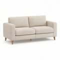 Beiges Sofa mit Polyesterbezug, 160 x 85 x 84 cm